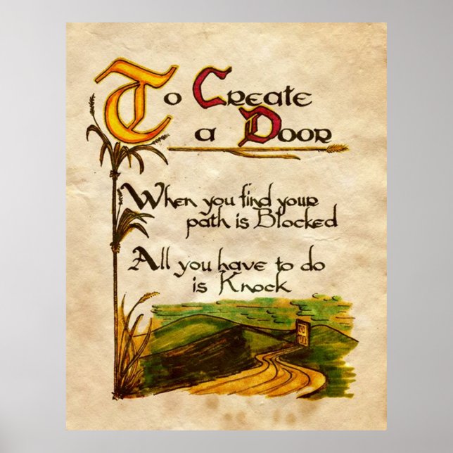 Póster Para Crear Una Puerta (Frente)