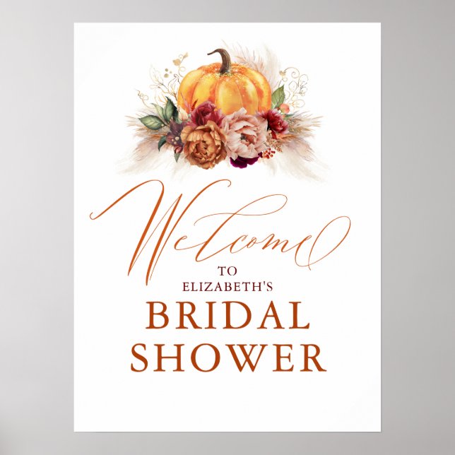 Póster Para Cualquier Fiesta - Flores de Terracota Calaba (Frente)