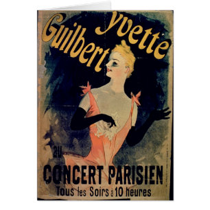 Poster para el "concierto parisiense de Yvette