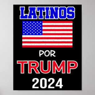 Póster Para el regalo de Trump 2024 - Latinos por Trump