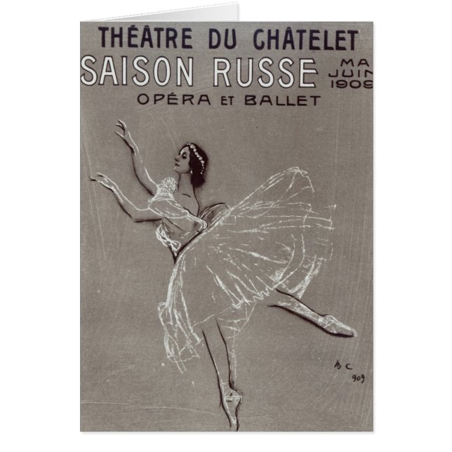Poster para el 'Saison Russe (Frente)