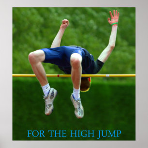 Póster para el salto de altura