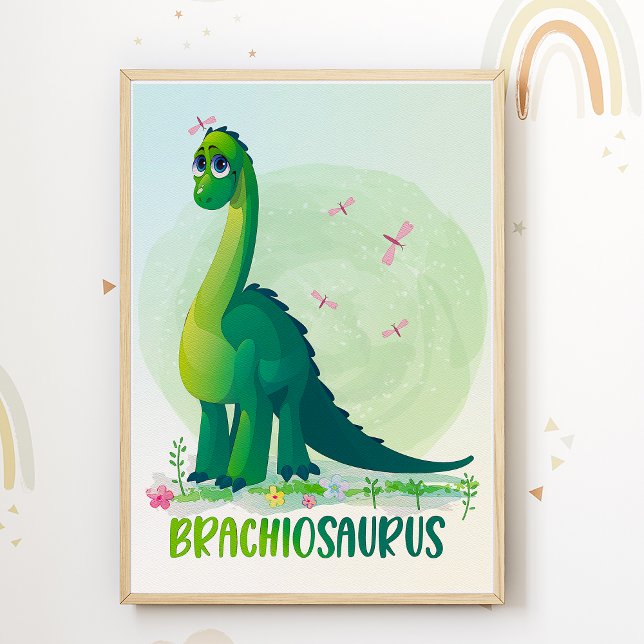 Póster para habitación infantil de Brachiosaurus,  (Subido por el creador)
