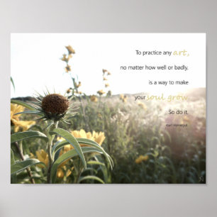 Póster Para hacer crecer tu alma