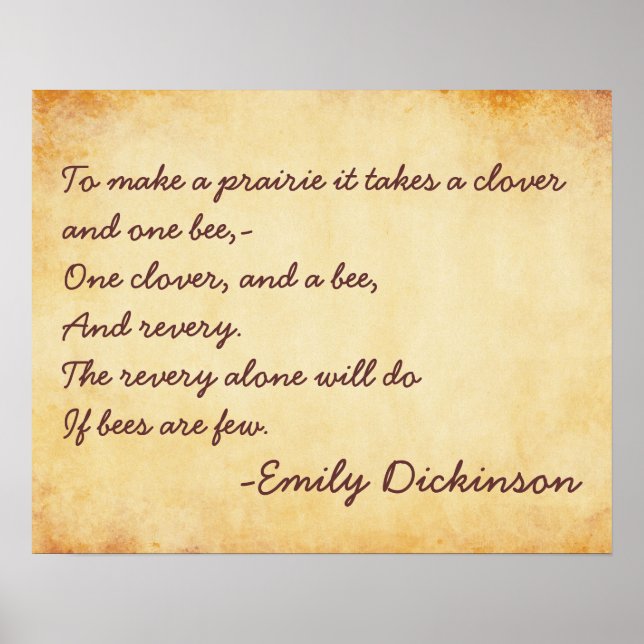 Póster Para hacer una pradera (Frente)