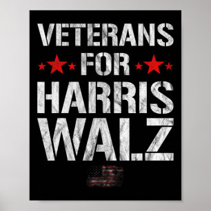 Póster Para Harris 2024 Kamala Harris Tim WAlzheimer Vete