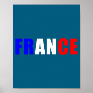 Póster Para Jersey Francés de Outfit Bandera de Francia