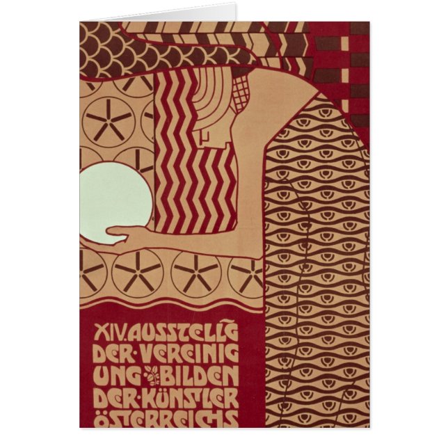 Poster para la 14ta exposición de Viena (Frente)