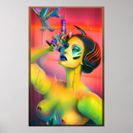 Póster Para la ciencia Ken Gage Surrealismo