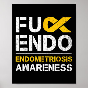 Póster Para La Endometriosis Conciencia Mes de Endo Sopor