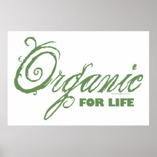 Póster Para la vida, orgánico