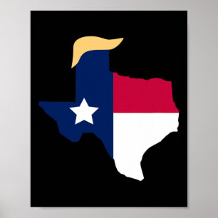 Póster Para las elecciones de Trump 2020, la bandera de T