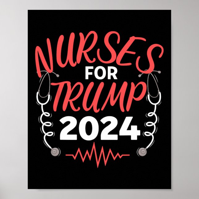 Póster Para las elecciones de Trump 2024 (Frente)