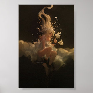 Póster para los amantes del anime mejor poster