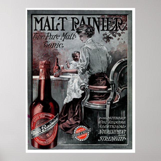 Póster Para Madres Que Necesitan Nutrición Adicional (Frente)