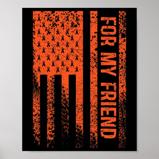 Póster Para Mi Amigo Rsd Crps Conciencia (Frente)