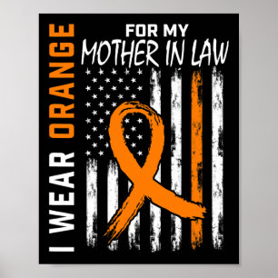 Póster Para Mi Madre En Derecho Leucemia Sensibilización