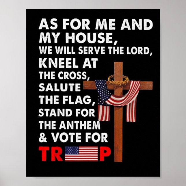 Póster Para Mí Y Para Mi Casa Serviremos Para El Voto Del (Frente)