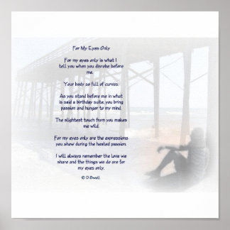 Póster Para mis ojos marca de agua