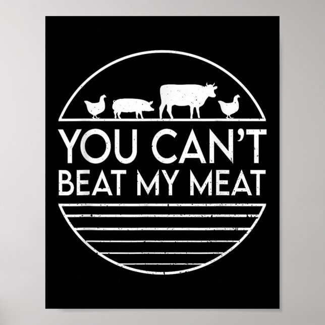 Póster Para Parrilladas De Barbacoa Y Campeones; Ventilad (Frente)