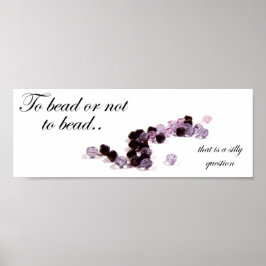 Póster Para pegado o no al Poster de abalorios Imprimir