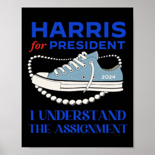 Póster Para presidente entiendo el mandato Kamala 2024