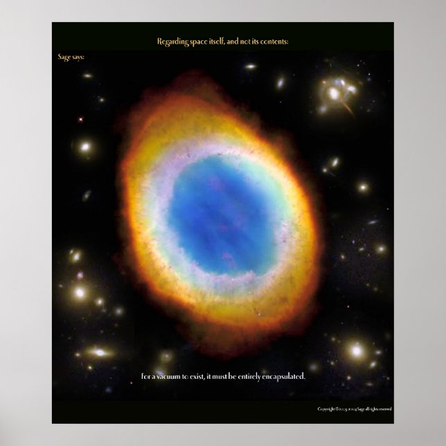 Póster Para que exista un vacío... (Frente)