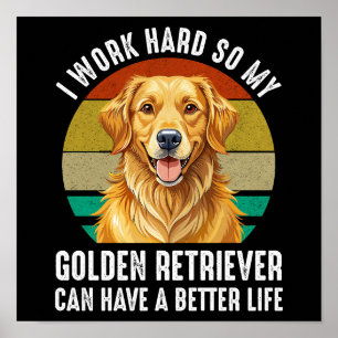 Póster Para Que Mi Golden Retriever Pueda Tener Una Mejor
