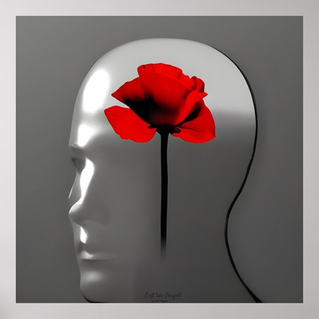 Póster Para que no nos olvidemos - AI Digital Art Print (Frente)