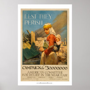 Póster Para Que No Perezcan - Poster De Socorro De Orient