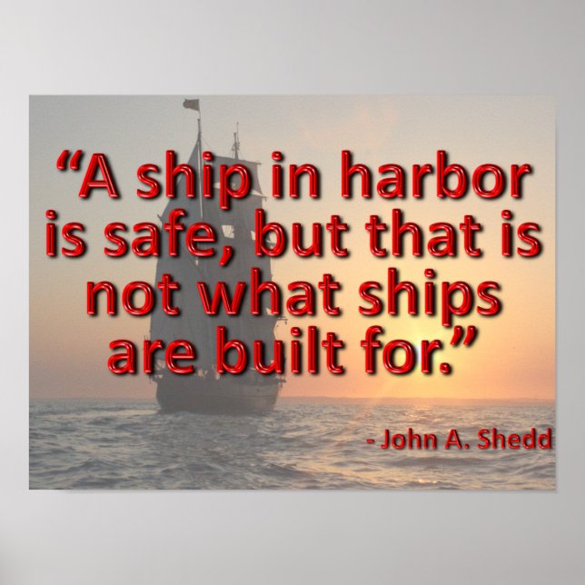 Póster Para qué se construyen los buques (Frente)