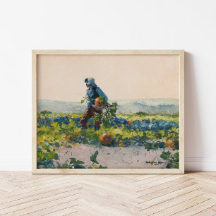 Póster Para ser el niño de un granjero   Winslow Homer
