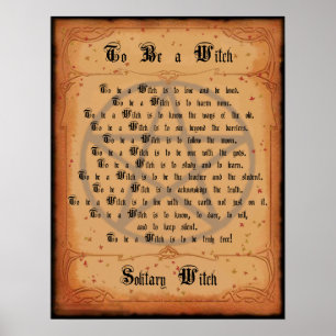 Póster Para ser una bruja