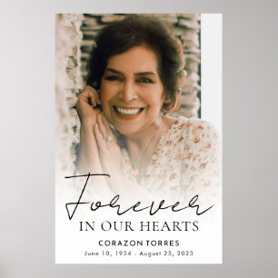 Póster Para siempre en el funeral de nuestro corazón