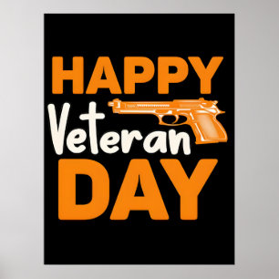 Póster Para siempre en nuestra deuda - Feliz Día de los V
