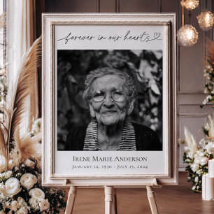 Póster Para siempre en nuestro funeral de corazón. Foto