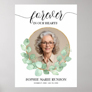 Póster Para siempre en nuestro funeral de Eucalyptus