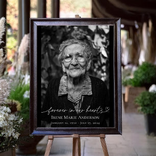 Póster Para siempre en nuestro homenaje en memoria del fu