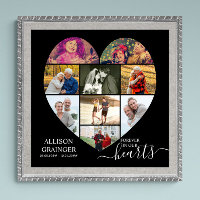 Para siempre en nuestros corazones Collage de foto