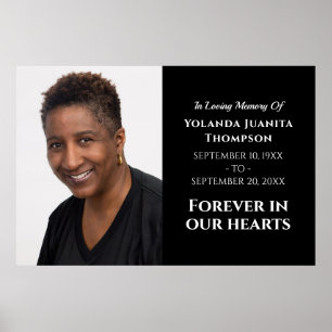 Póster Para siempre en nuestros corazones Personalizado f