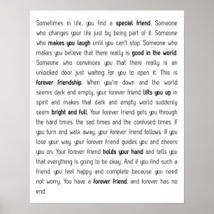 Póster Para siempre no tiene fin