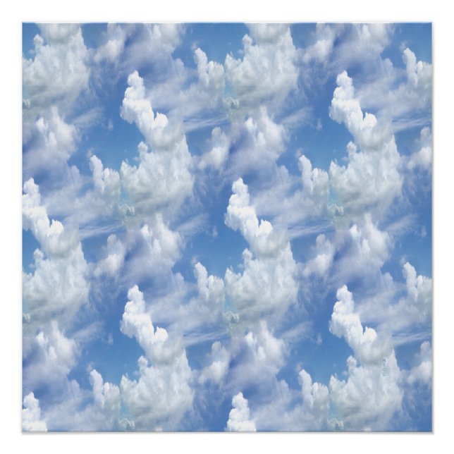 Póster Para siempre nubes... (Anverso)