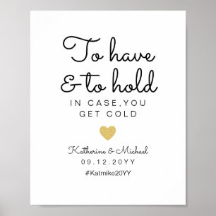 Póster Para tener y mantener en funda tienes Rótulo frío