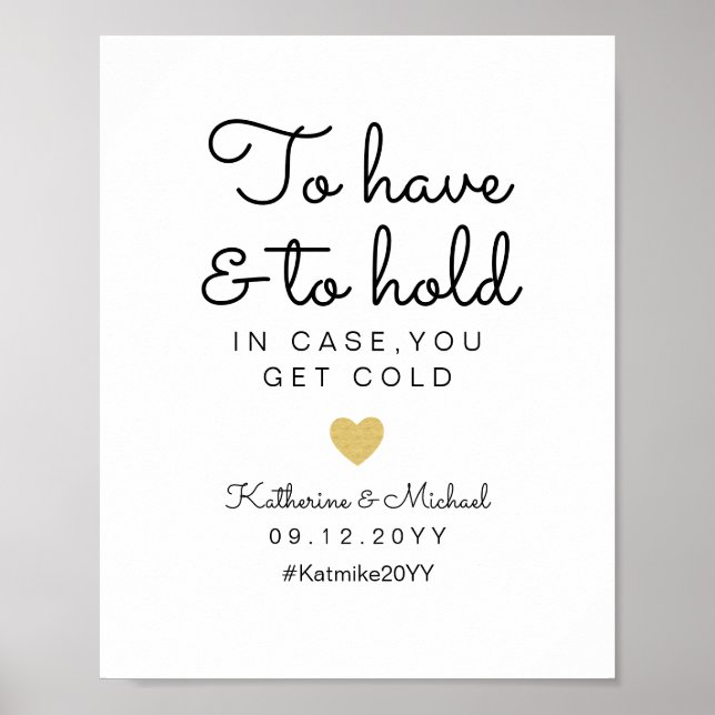 Póster Para tener y mantener en funda tienes Rótulo frío (Frente)