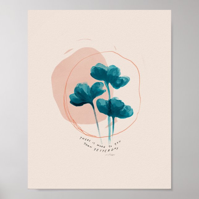 Póster "Para ti hay más que ayer". (Frente)