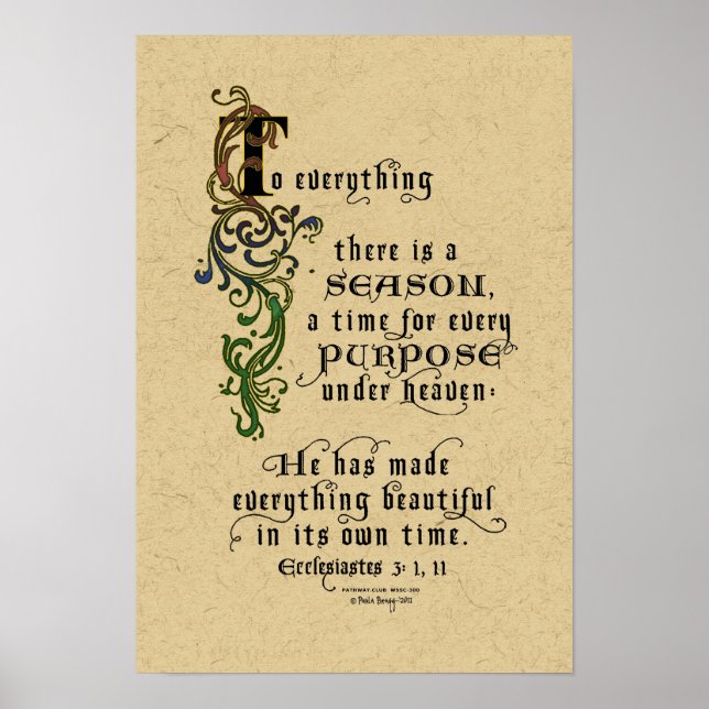 Póster Para todo, hay una temporada (Frente)