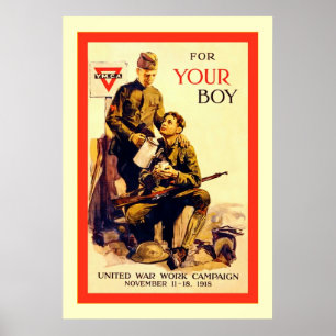 Póster Para tu chico ~ Vieja Guerra Mundial 1