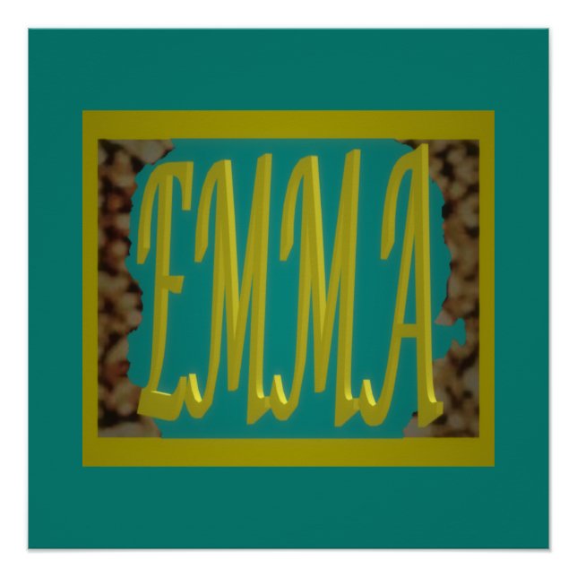 PÓSTER PARA UN CHICA LLAMADO EMMA MARINE BLUE PEBBLES (Anverso)