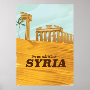 Póster ¡Para una aventura! Siria Templo de Bel