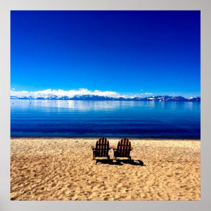 Póster Para verano que espera en el lago Tahoe